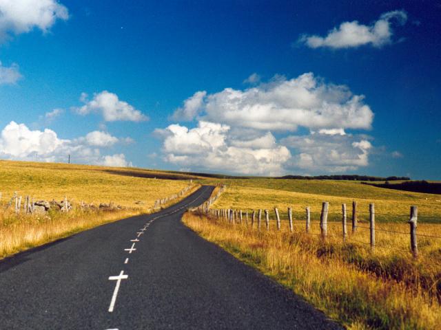 Paysage d'Aubrac.