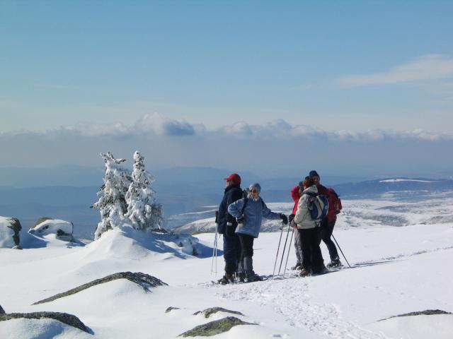 randonnée en raquettes à neige