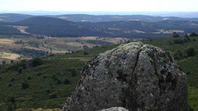 Rocher en Margeride (Lozère)