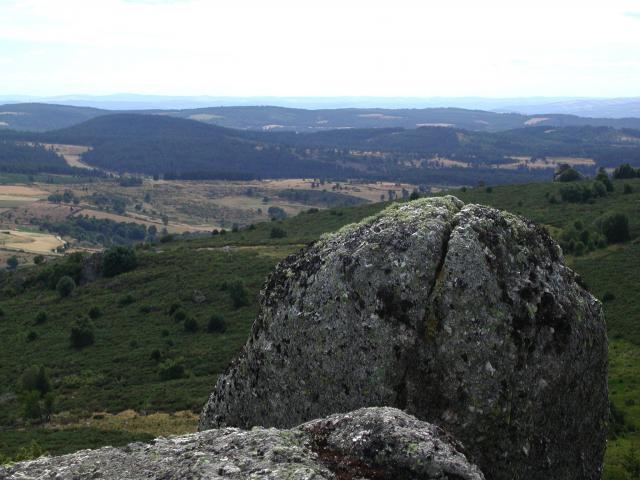 Rocher en Margeride (Lozère)