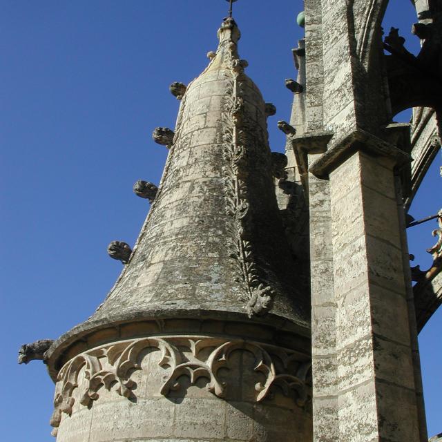 Toit Tour Escalier Clocher Nord Cathedrale 1