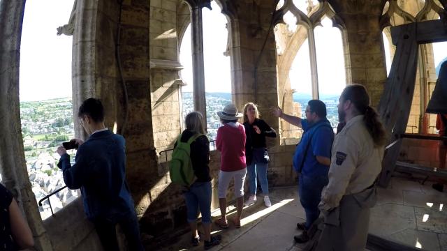 En haut du Clocher de la Cathédrale de Mende