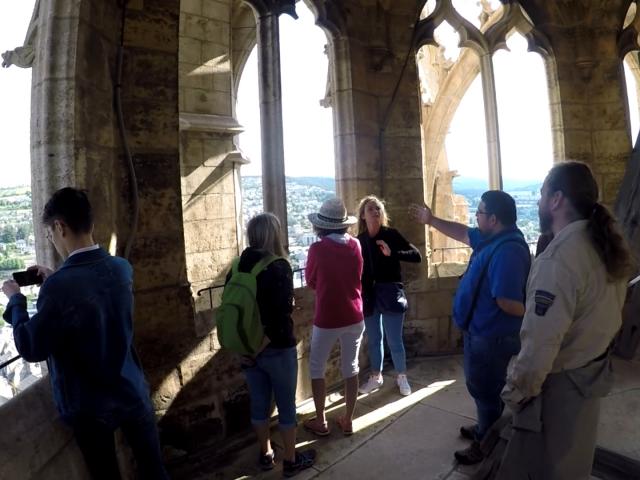 En haut du Clocher de la Cathédrale de Mende