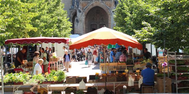 Die Märkte in Mende place Urbain V