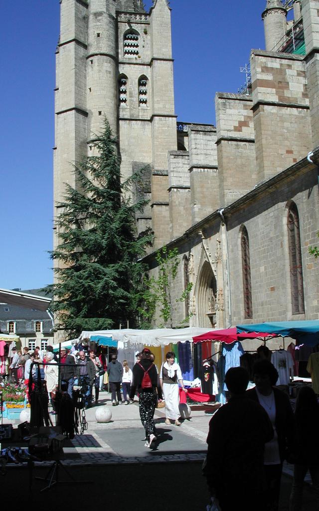 Der Markt in Mende Place Chaptal