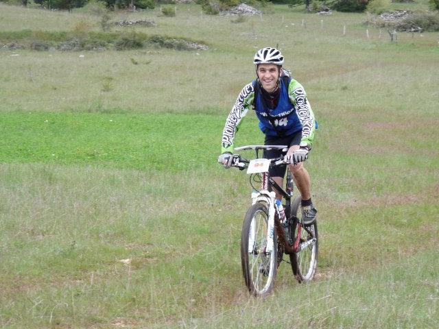 José Iñiguez en compétition VTT