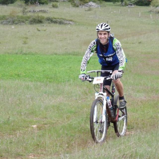 José Iñiguez bei einem Mountainbike-Wettbewerb