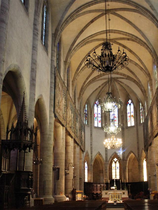 Intérieur de la cathédrale de Mende