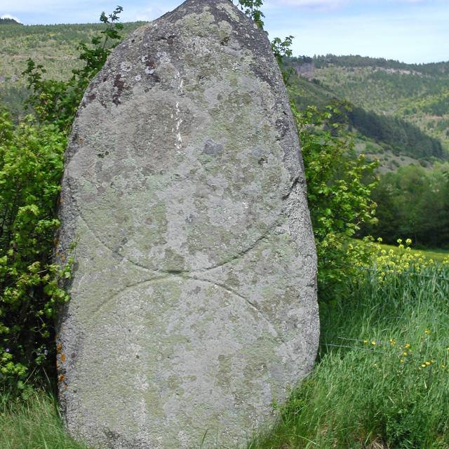 Le Menhir du Boy dans le Valdonnez de Lozère