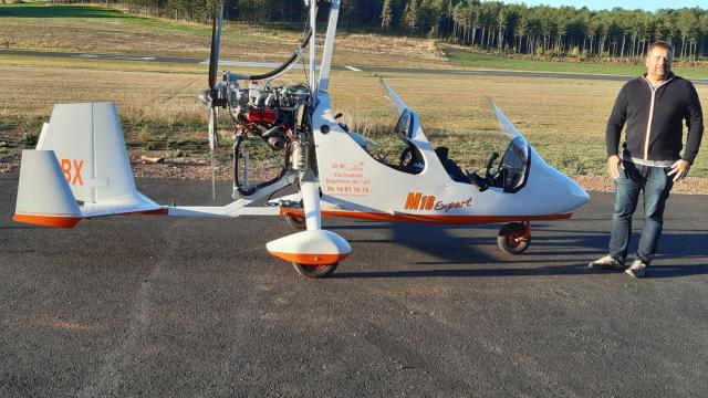 Flugtaufe mit einem Ultraleichtflugzeug (ULM-Autogire)