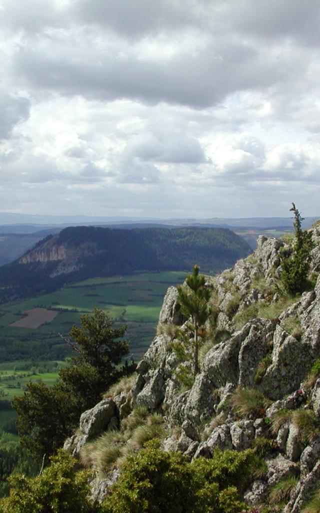 Vue sur le Valdonnez et le Truc de Balduc