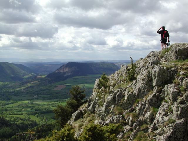 Vue sur le Valdonnez et le Truc de Balduc