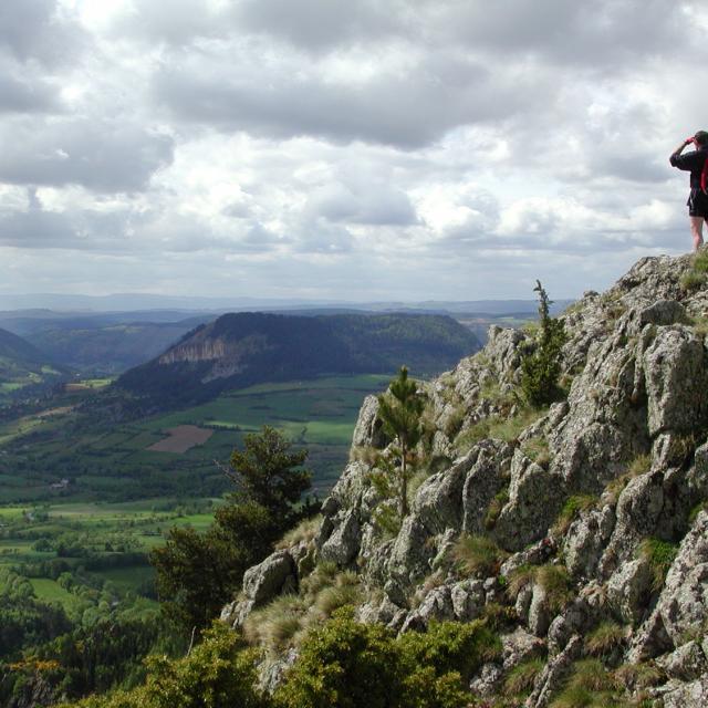 Vue sur le Valdonnez et le Truc de Balduc