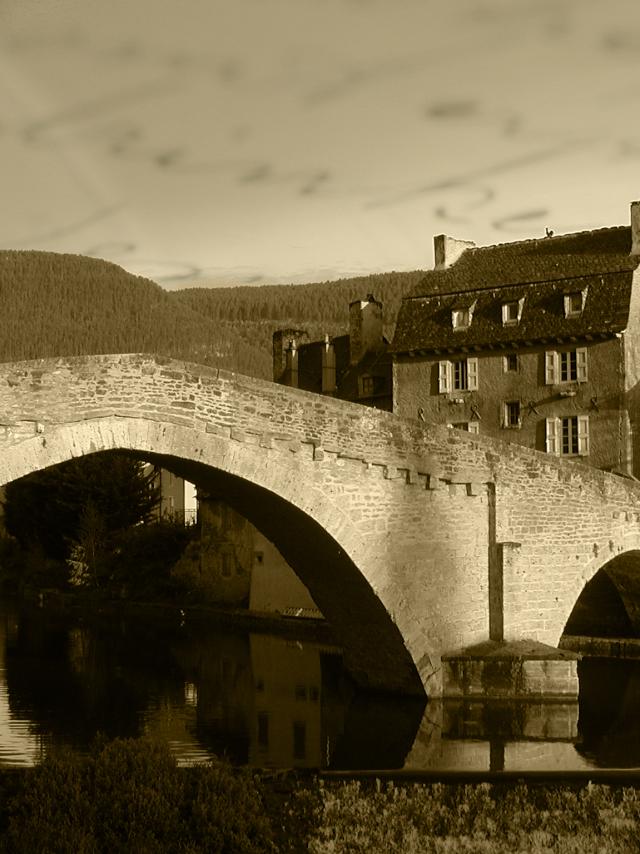 Pont Notre Dame in Schwarz und Weiß