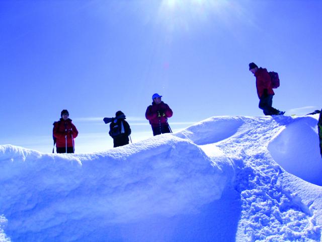 Randonnée en raquettes à neige