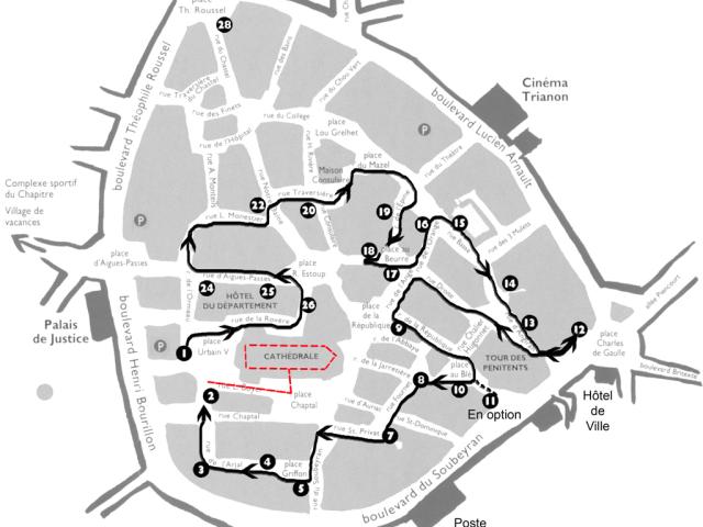 Plan de Mende adapté pour les visites en fauteuil