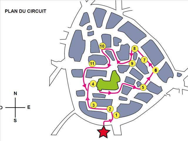 Plan de Mende adapté pour les Handivisites