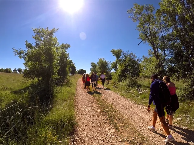 Balade sur le Causse de Changefège entre amis