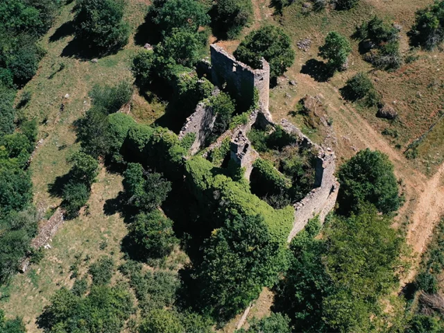 Ruines du Château Montialoux - Saint-Bauzile (48)