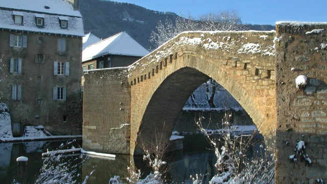 Pont Notre Dame Neige